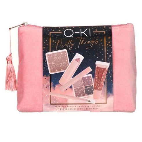 Q-KI Pretty Things Cosmetic Bag Gift Set 7 Pieces