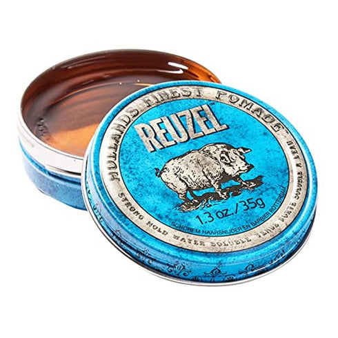 Reuzel Blue Strong Hold Water Soluble High Sheen Pomade 35g