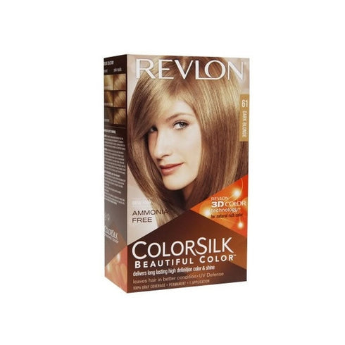 Revlon ColorSilk Permanent Hair Colour - 61 Dark Blonde