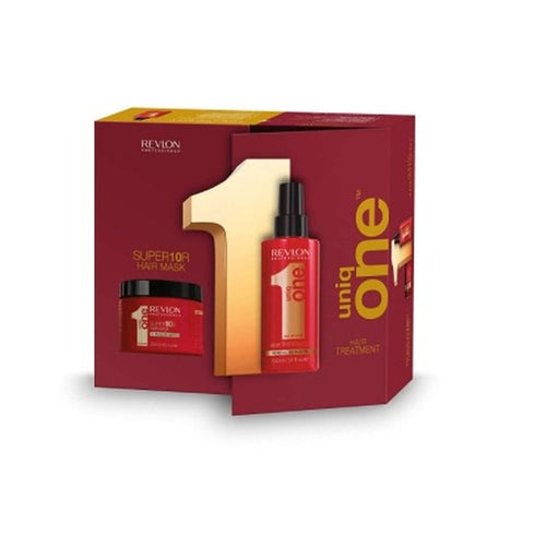 Revlon Uniq One Gift Box 2 Piece Gift Set 300ml Hair Mask + 150ml Hair Treatment