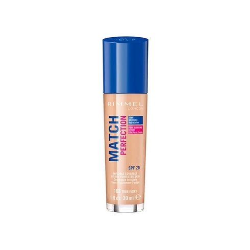 Rimmel Match Perfection Foundation 30ml - 103 True Ivory