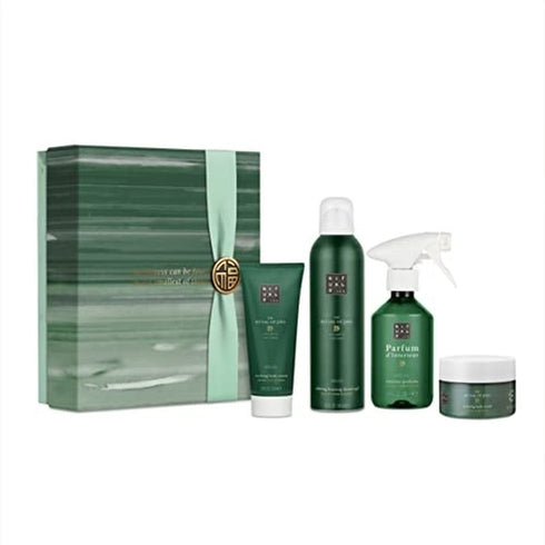 Rituals The Ritual of Jing Gift Set 200ml Foaming Shower Gel + 100ml Body Cream + 125g Body Scrub + 250ml Interior Perfume Spray