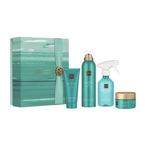 Rituals The Ritual of Karma Gift Set 100ml Body Cream + 200ml Foaming Shower Gel + 250ml Interior Perfume Spray + 125g Body Scrub
