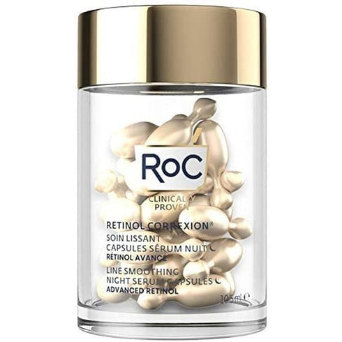 Roc Retinol Correxion Line Smoothing Night Serum 10.5ml - 30 Capsules
