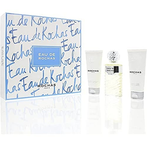 Rochas Eau de Rochas Homme Gift Set 100ml EDT + 100ml Body Lotion + 100ml Shower Gel