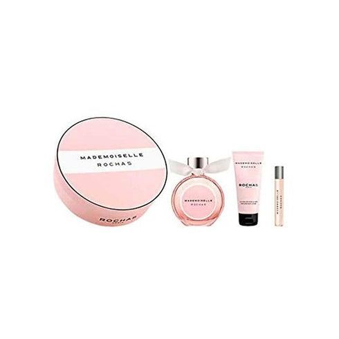 Rochas Mademoiselle Rochas Gift Set 90ml EDP + 100ml Body Lotion + 7.5ml EDP