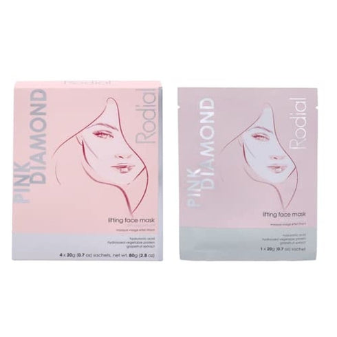 Rodial Pink Diamond Instant Lifting Face Mask Gift Set 4 x 20g