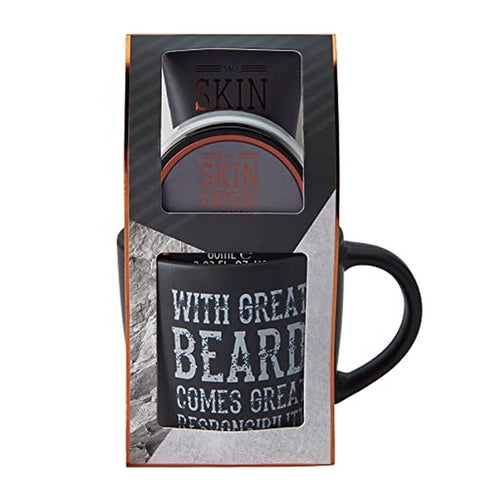 Style & Grace Skin Expert for Him Beard Gift Set 60ml Beard Balm + 70ml Beard Shampoo + Mug