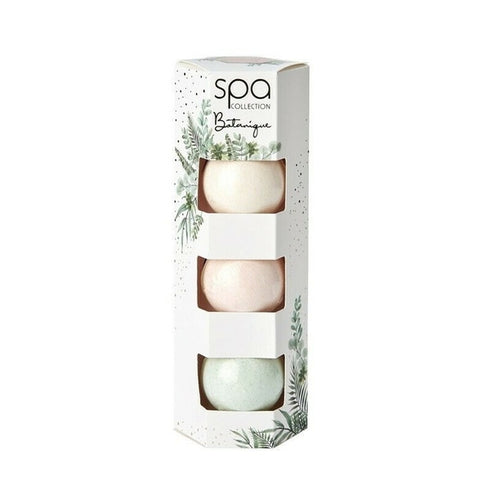 Style & Grace Spa Botanique Floral Bombs Gift Set 3 x 60g Bath Fizzers