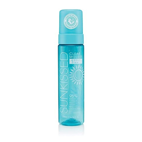 Sunkissed 95 Percent Natural Clear 1 Hour Tan Mousse 200ml