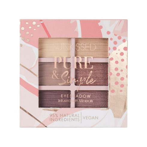 Sunkissed Pure & Simple Eyeshadow Palette 6 x 2.3g