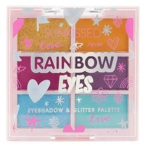 Sunkissed Rainbow Eyes Eyeshadow & Glitter Palette 7.8g