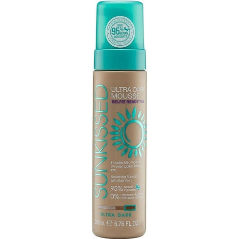 Sunkissed Self Tan Mousse Ultra Dark 200ml