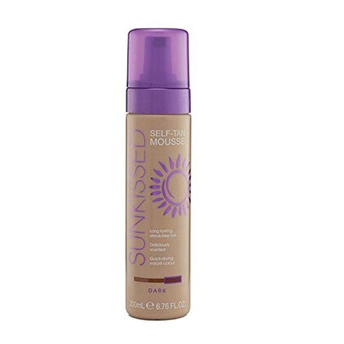 Sunkissed Self Tanning Mousse 200ml - Dark