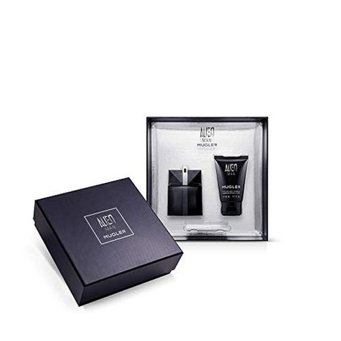 Thierry Mugler Alien Man Gift Set 50ml EDT Refillable + 50ml Shower Gel