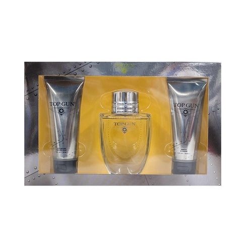Top Gun Rivet Gift Set 100ml EDT + 100ml Shower Gel + 100ml Aftershave Balm