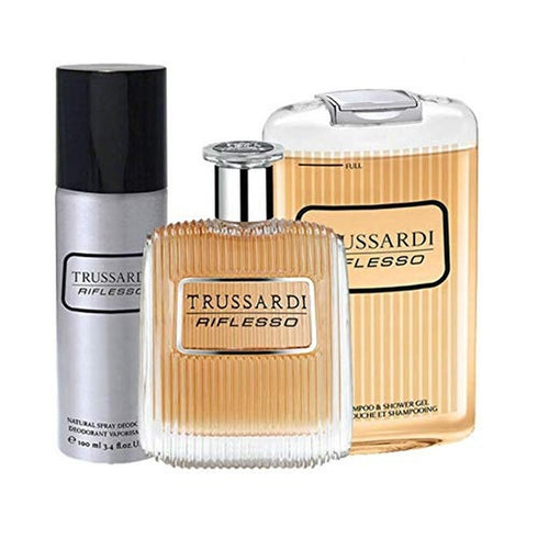 Trussardi Riflesso Gift Set 100ml EDT + 100ml Deodorant Spray + 200ml Shower Gel