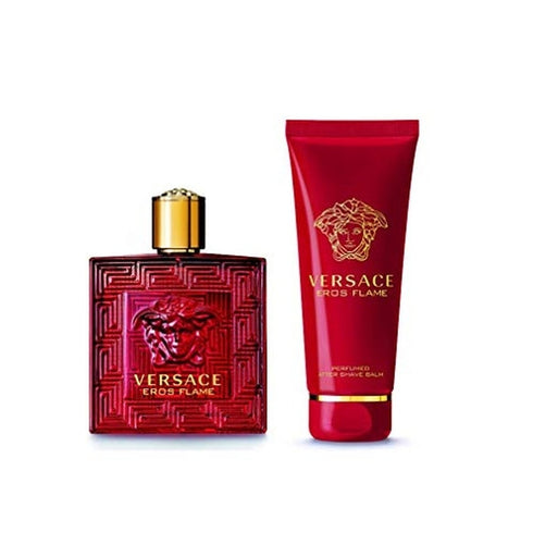 Versace Eros Flame Gift Set 100ml EDP + 100ml Shower Gel