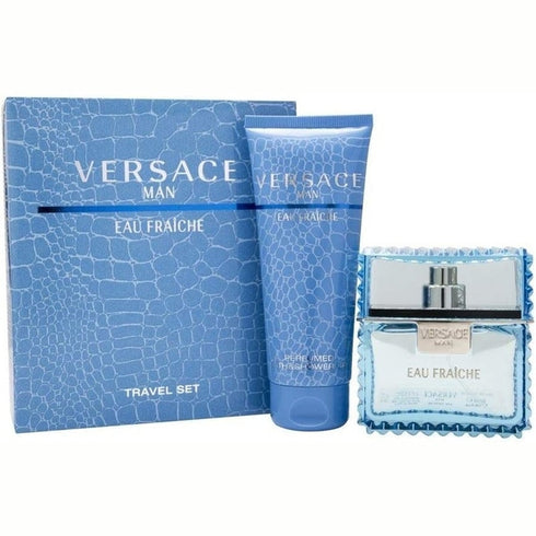 Versace Man Eau Fraiche Gift Set 50ml EDT + 100ml Bath & Shower Gel