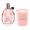 Viktor & Rolf FlowerBomb Christmas Edition Gift Set 100ml EDP + 70g Candle