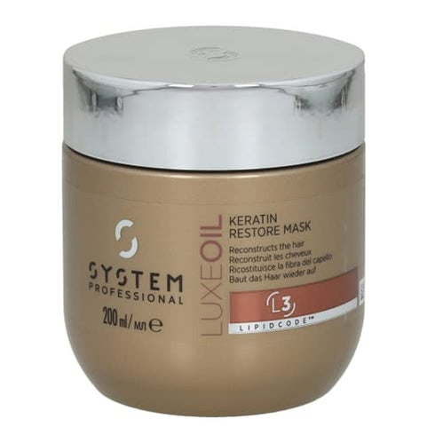 Wella System Professional Luxe Oil Keratin Restore L3 Hair Mask 200ml