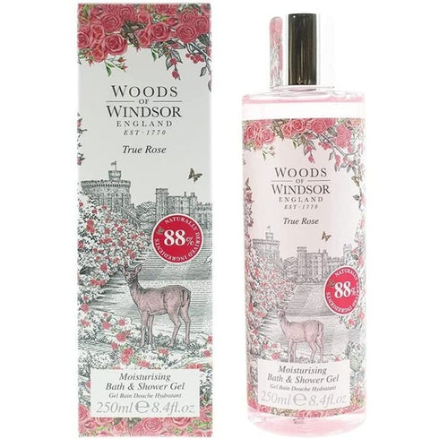 Woods of Windsor True Rose Moisturising Bath & Shower Gel 250ml