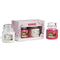 Yankee Candle Gift Set 411g Peppermint Pinwheels Candle + 411g Snow Globe Wonderland Candle