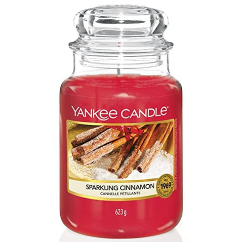 Yankee Candle Sparkling Cinnamon Candle 623g - Large Jar