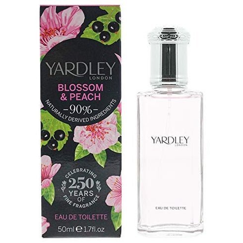 Yardley Blossom & Peach Eau De Toilette 50ml Spray