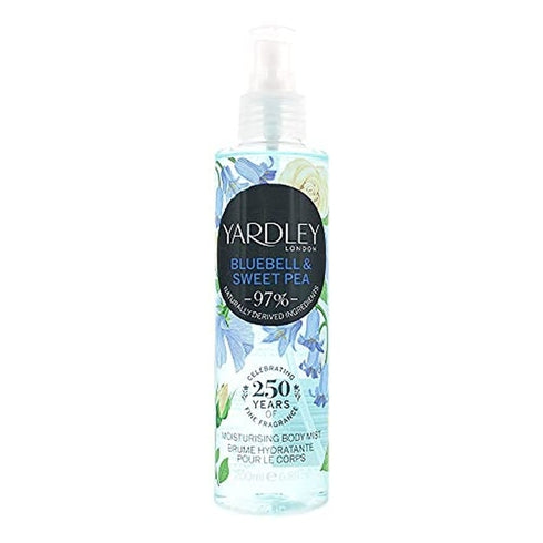 Yardley Bluebell & Sweet Pea Body Mist 200ml Spray