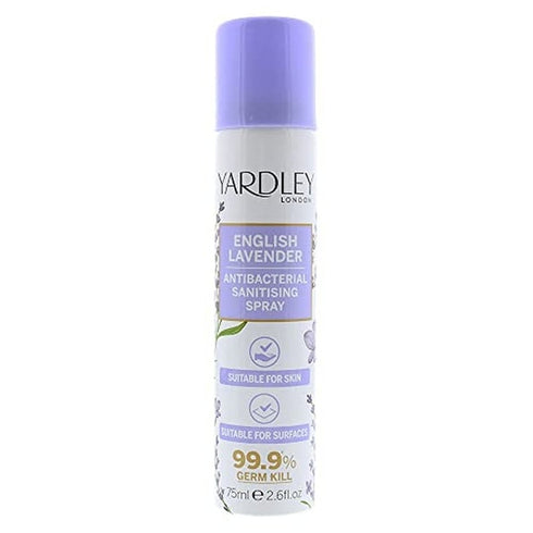 Yardley English Lavender Antibacterial Hand Sanitiser 75ml Spray