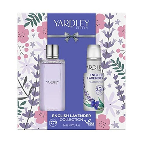 Yardley English Lavender Gift Set 50ml EDT + 50ml Pillow Spray