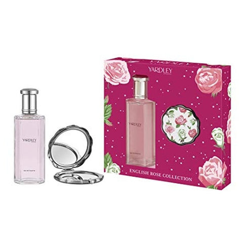 Yardley English Rose Gift Set 125ml EDT + Compact Mirror