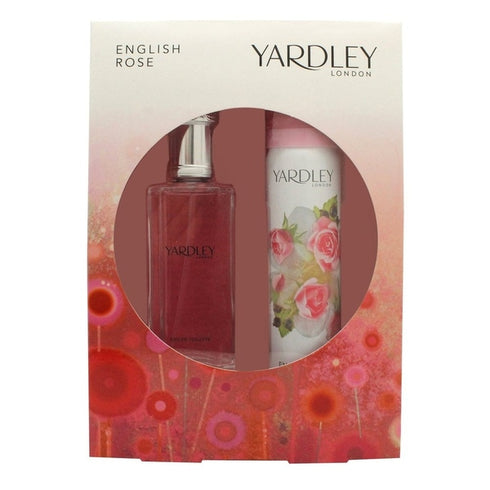 Yardley English Rose Gift Set 50ml EDT + 75ml Body Spray
