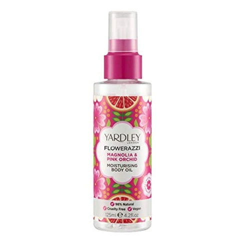 Yardley Flowerazzi Magnolia & Pink Orchid Body Oil 125ml