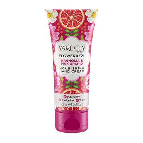 Yardley Flowerazzi Magnolia & Pink Orchid Hand Cream 75ml