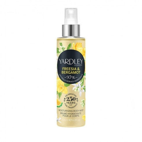 Yardley Freesia and Bergamot Body Mist 200ml