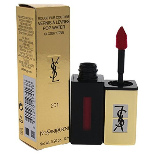 Yves Saint Laurent Glossy Stain Pop Water 6ml - 201 Dewy Red