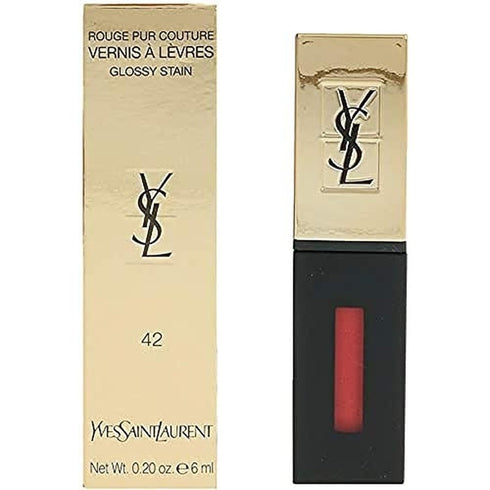 Yves Saint Laurent Rouge Pur Couture Vernis à Lèvres Glossy Stain 6ml -Tangerine Boho