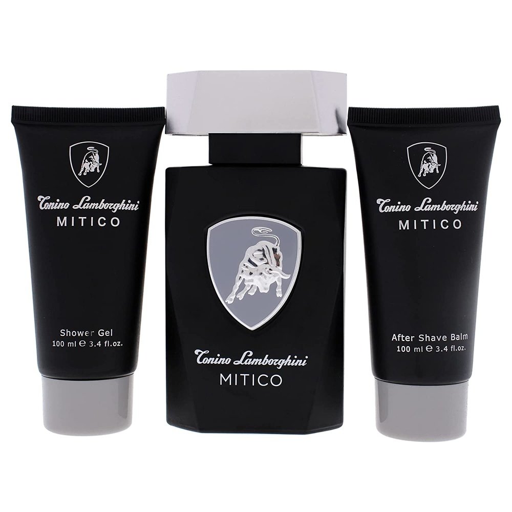 Lamborghini Mitico Gift Set 125ml EDT + 100ml Shower Gel + 100ml After ...