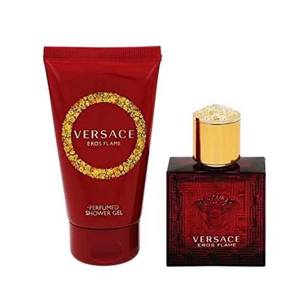 Versace Eros Flame Gift Set 30ml EDP Spray + 50ml Shower Gel – Perfume ...
